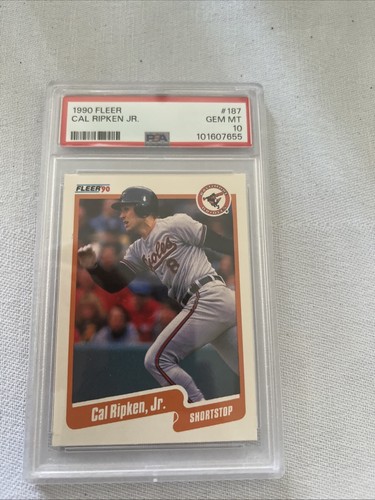 1990 Fleer Cal Ripken Jr. #187 card