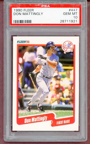 1990 Fleer Don Mattingly #447 card