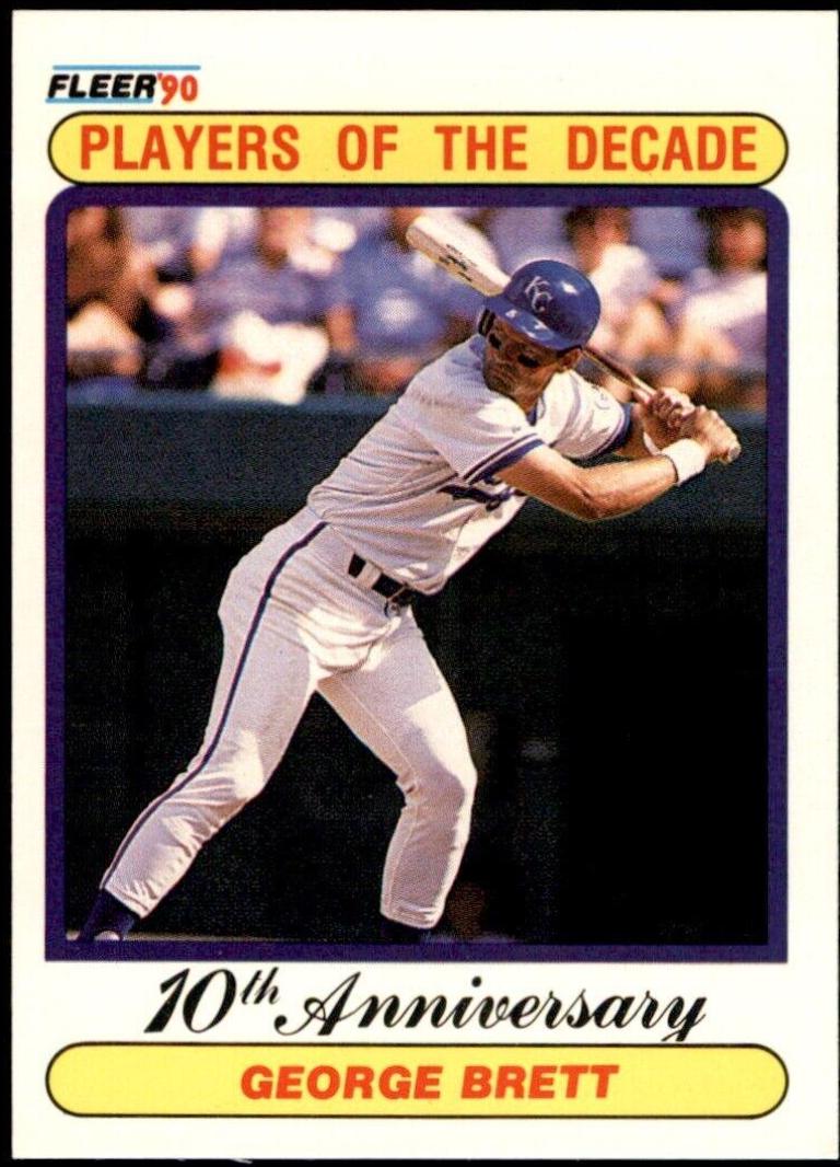 1990 Fleer George Brett #621 card