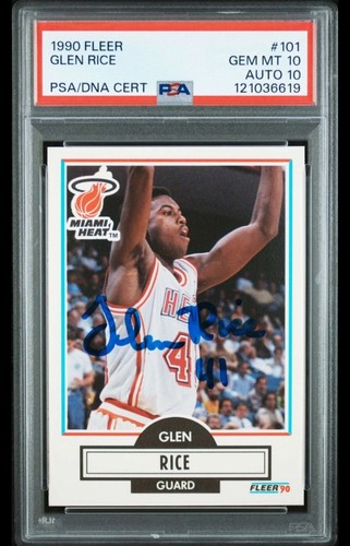 1990 Fleer Glen Rice #101 card