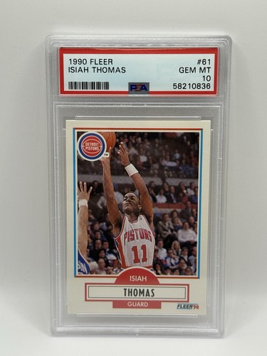 1990 Fleer Isiah Thomas #61 card