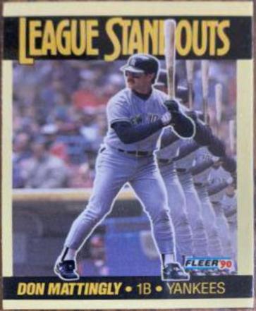 1990 Fleer League Standouts Don Mattingly #2 card