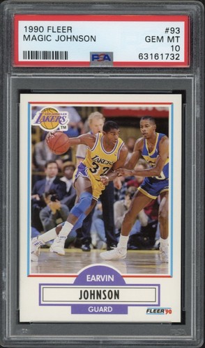 1990 Fleer Magic Johnson #93 card