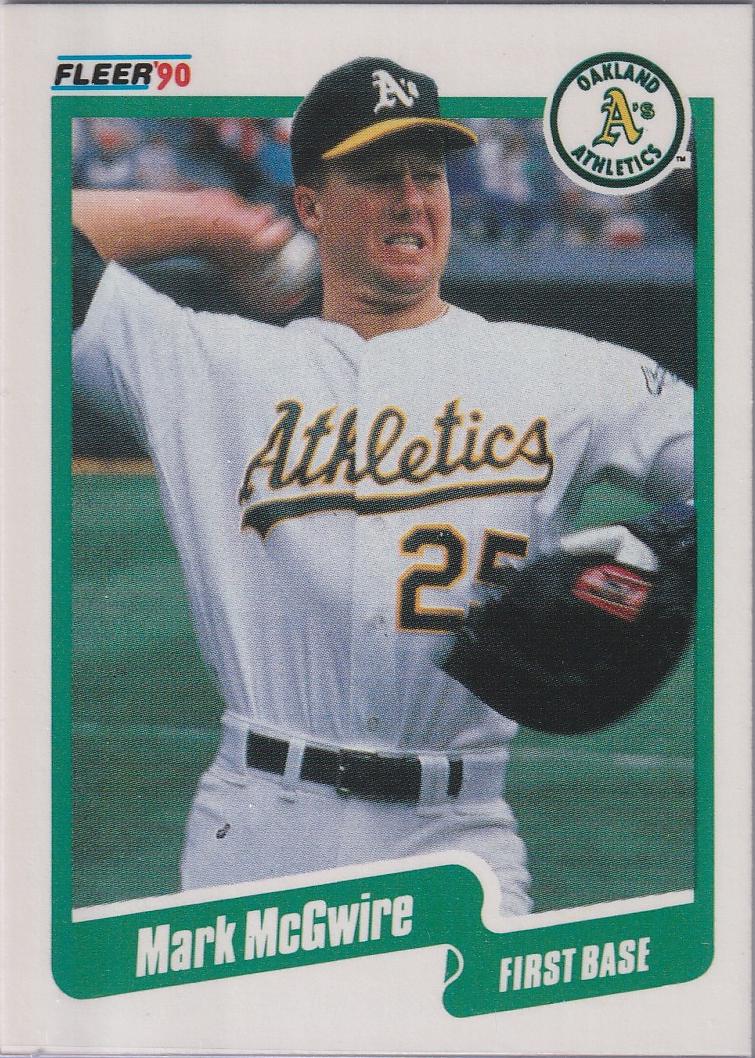 1990 Fleer Mark McGwire #15 card