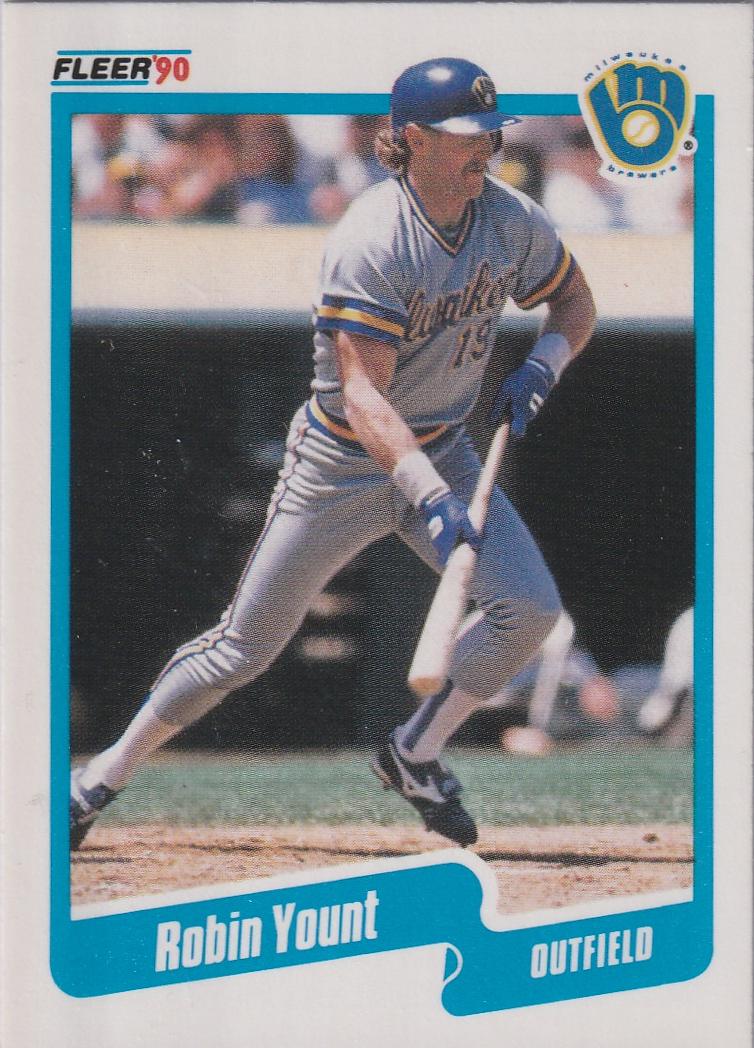 1990 Fleer Robin Yount #340 card