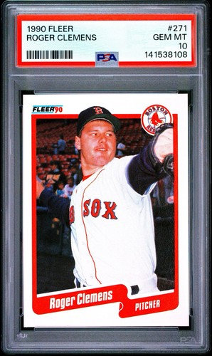 1990 Fleer Roger Clemens #271 card