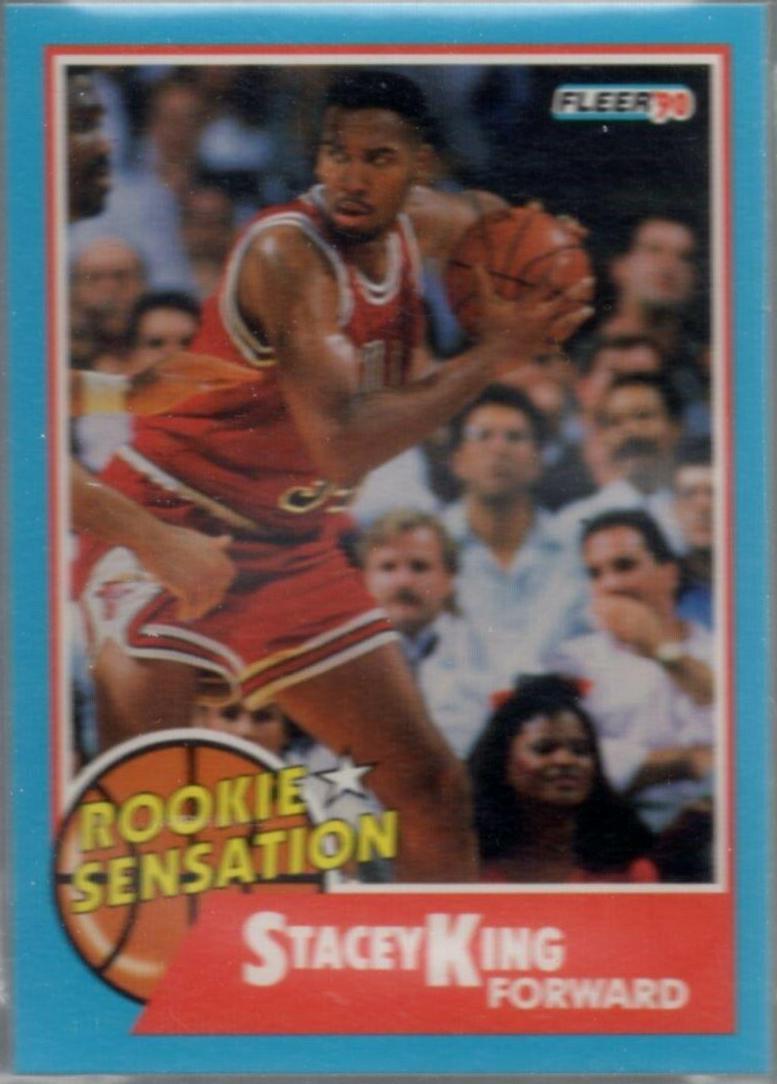 1990 Fleer Rookie Sensations Stacey King #5 card