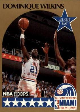 1990 Hoops Dominique Wilkins #12 card