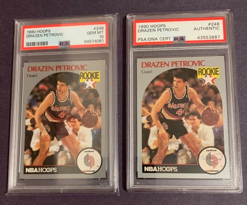 1990 Hoops Drazen Petrovic #248 card