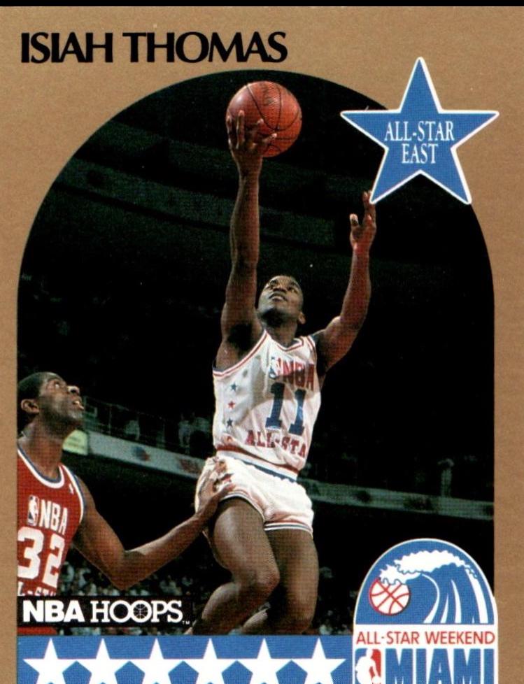 1990 Hoops Isiah Thomas #11 card