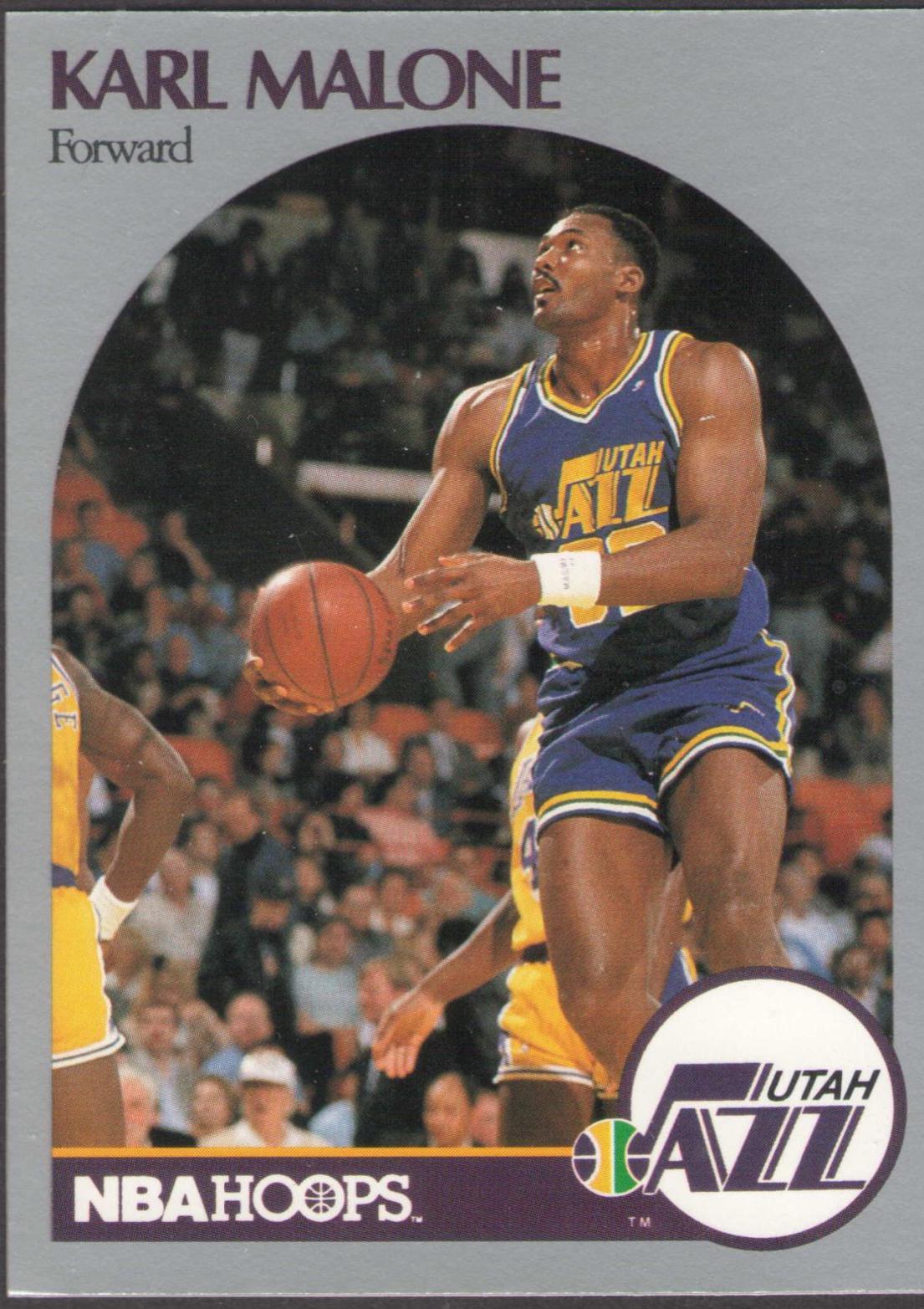 1990 Hoops Karl Malone #292 card