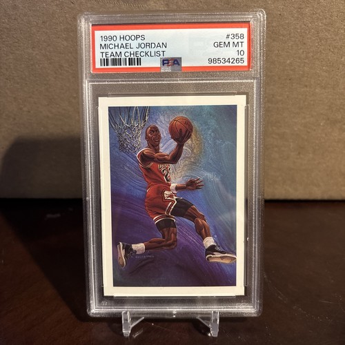 1990 Hoops Michael Jordan #358 card