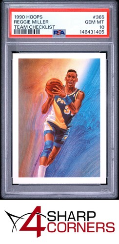 1990 Hoops Reggie Miller #365 card