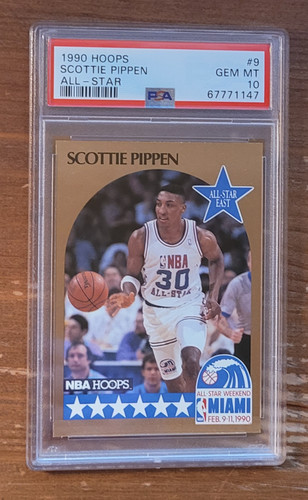 1990 Hoops Scottie Pippen #9 card