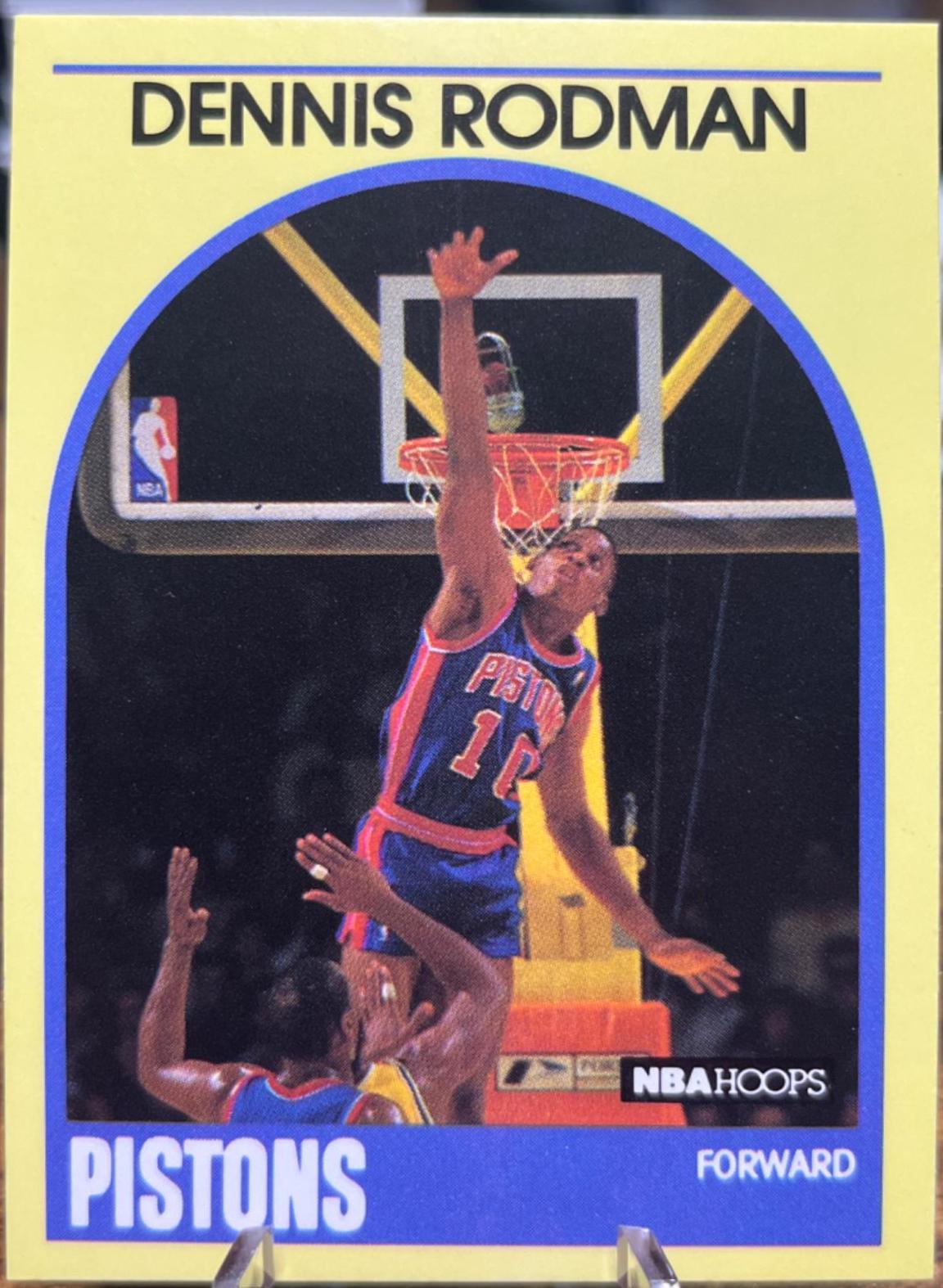 1990 Hoops Superstars Dennis Rodman #30 card