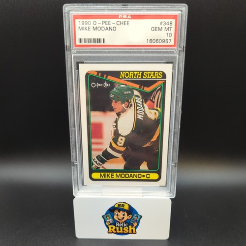 1990 O-Pee-Chee Mike Modano #348 card