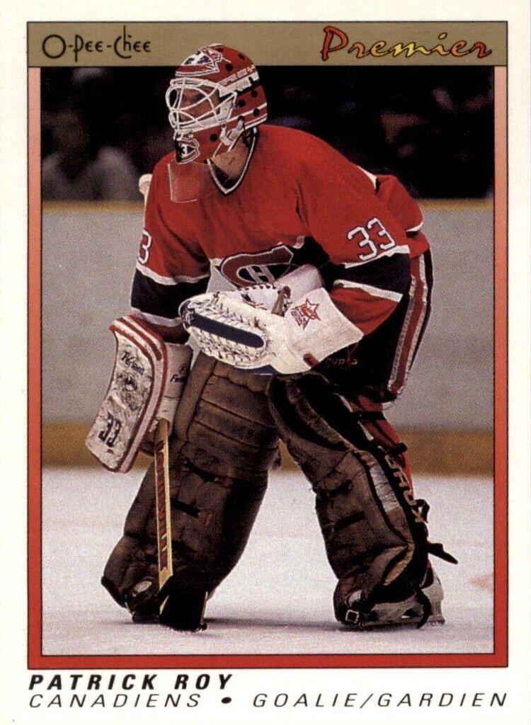 1990 O-Pee-Chee Premier Patrick Roy #101 card