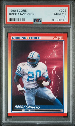 1990 Panini Score Barry Sanders #325 card