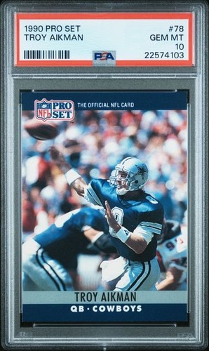 1990 Pro Set Troy Aikman #78 card