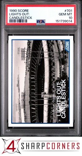 1990 Score Lights Out: Candlestick #701 card
