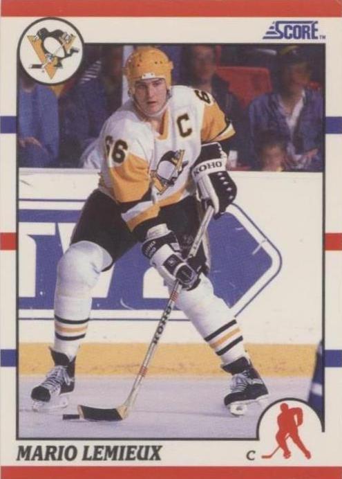 1990 Score Mario Lemieux #2 card