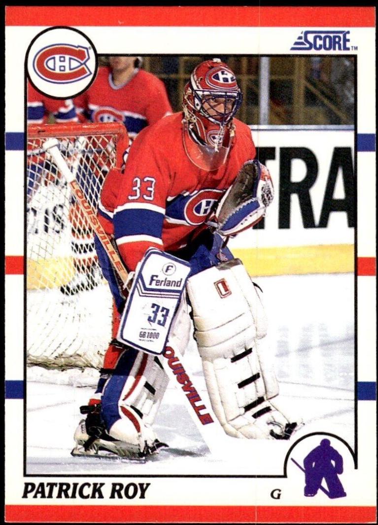 1990 Score Patrick Roy #10 card
