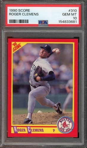 1990 Score Roger Clemens #310 card