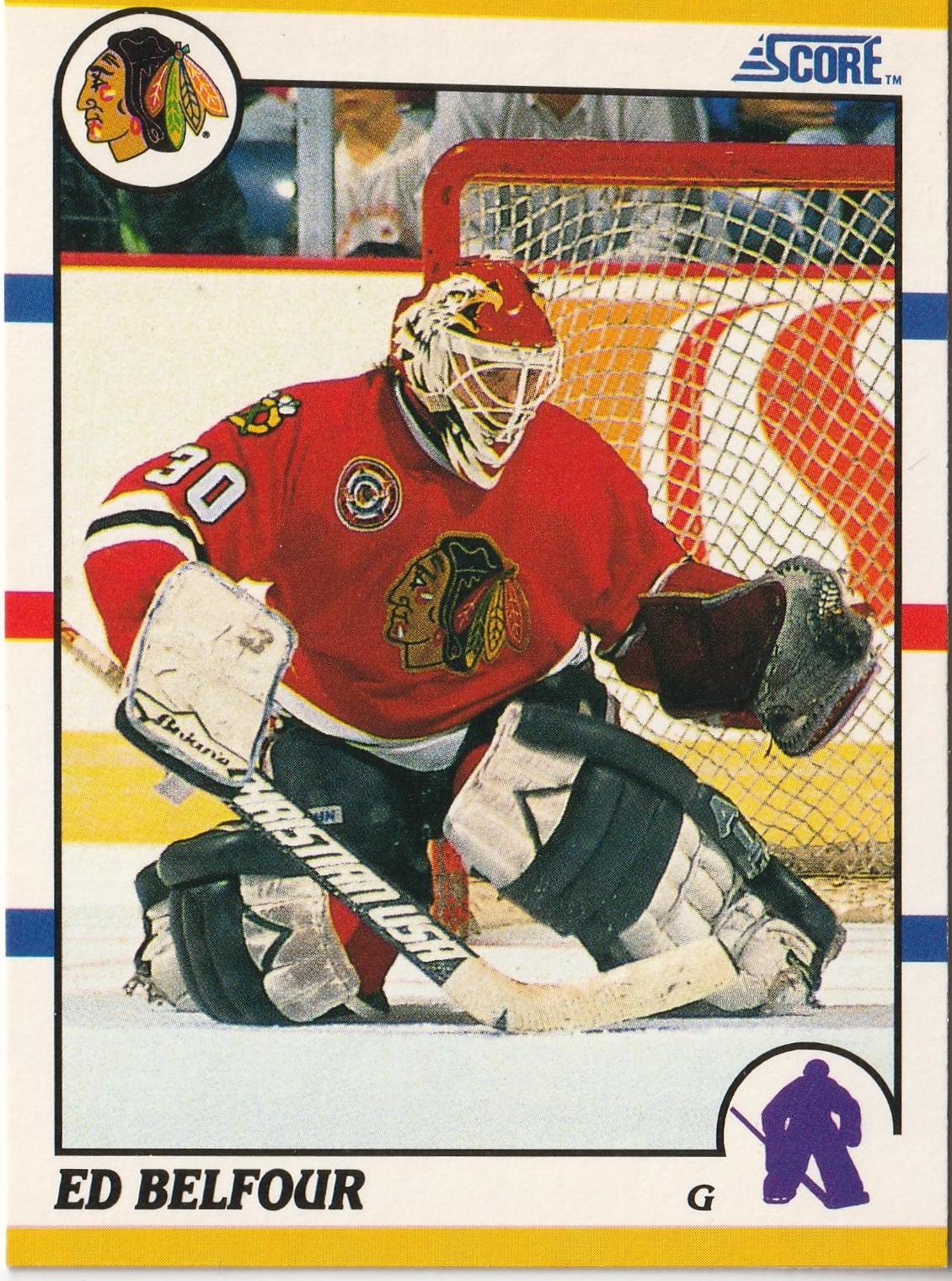 1990 Score Rookie Traded Ed Belfour #103T card