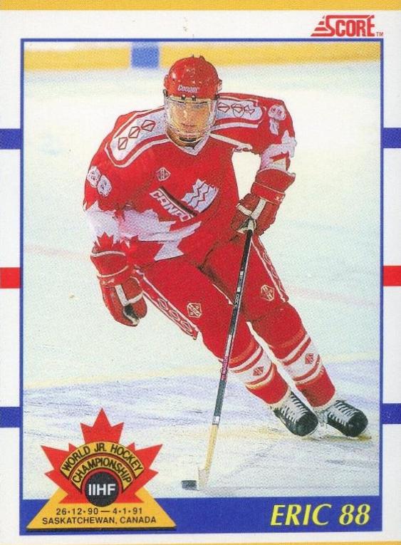 1990 Score Rookie Traded Eric Lindros #88T card