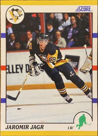 1990 Score Rookie Traded Jaromir Jagr #70T card