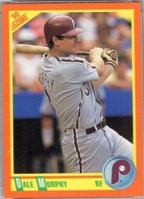 1990 Score Traded Dale Murphy #31T card