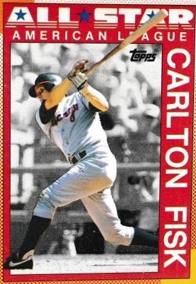 1990 Topps Carlton Fisk #392 card