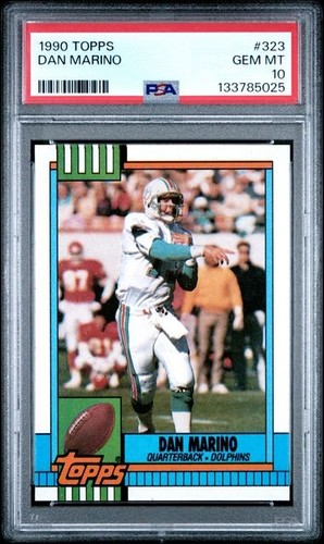 1990 Topps Dan Marino #323 card