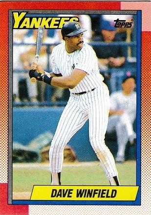 1990 Topps Dave Winfield #380 card