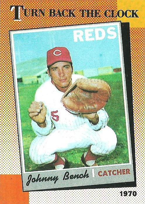 1990 Topps Johnny Bench #664 card