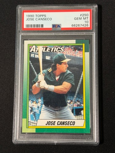 1990 Topps Jose Canseco #250 card