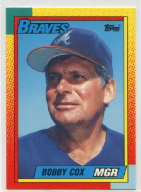 1990 Topps Traded Bobby Cox #23T card