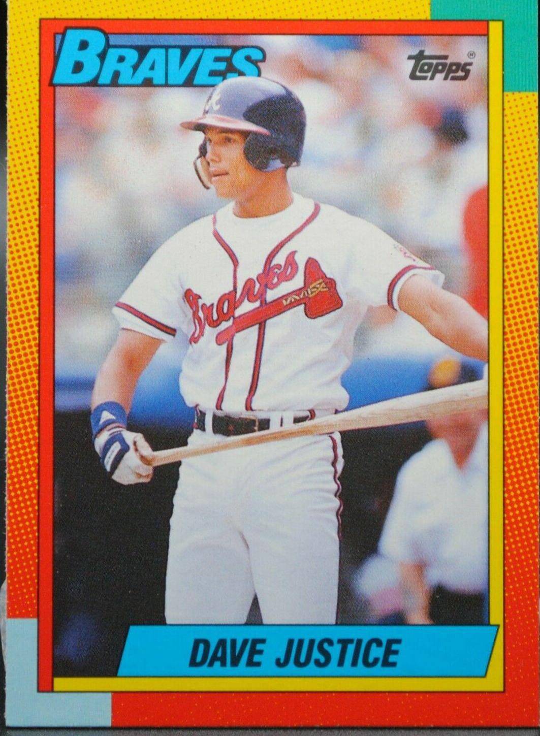 1990 Topps Traded Dave Justice #48T card