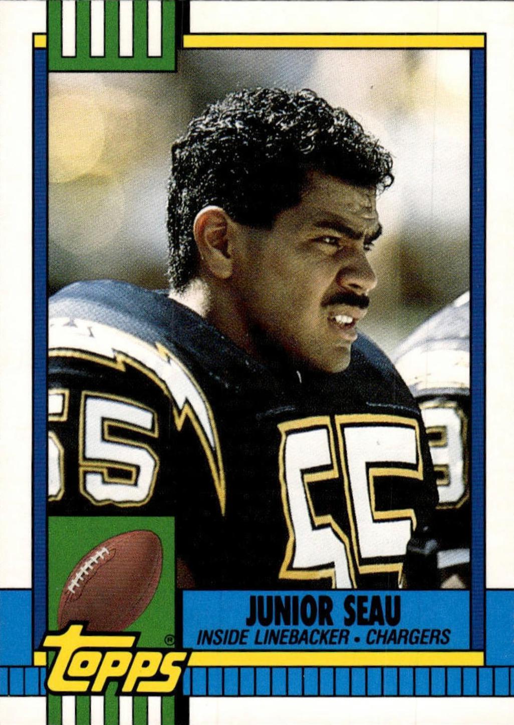 1990 Topps Traded Junior Seau #28T card