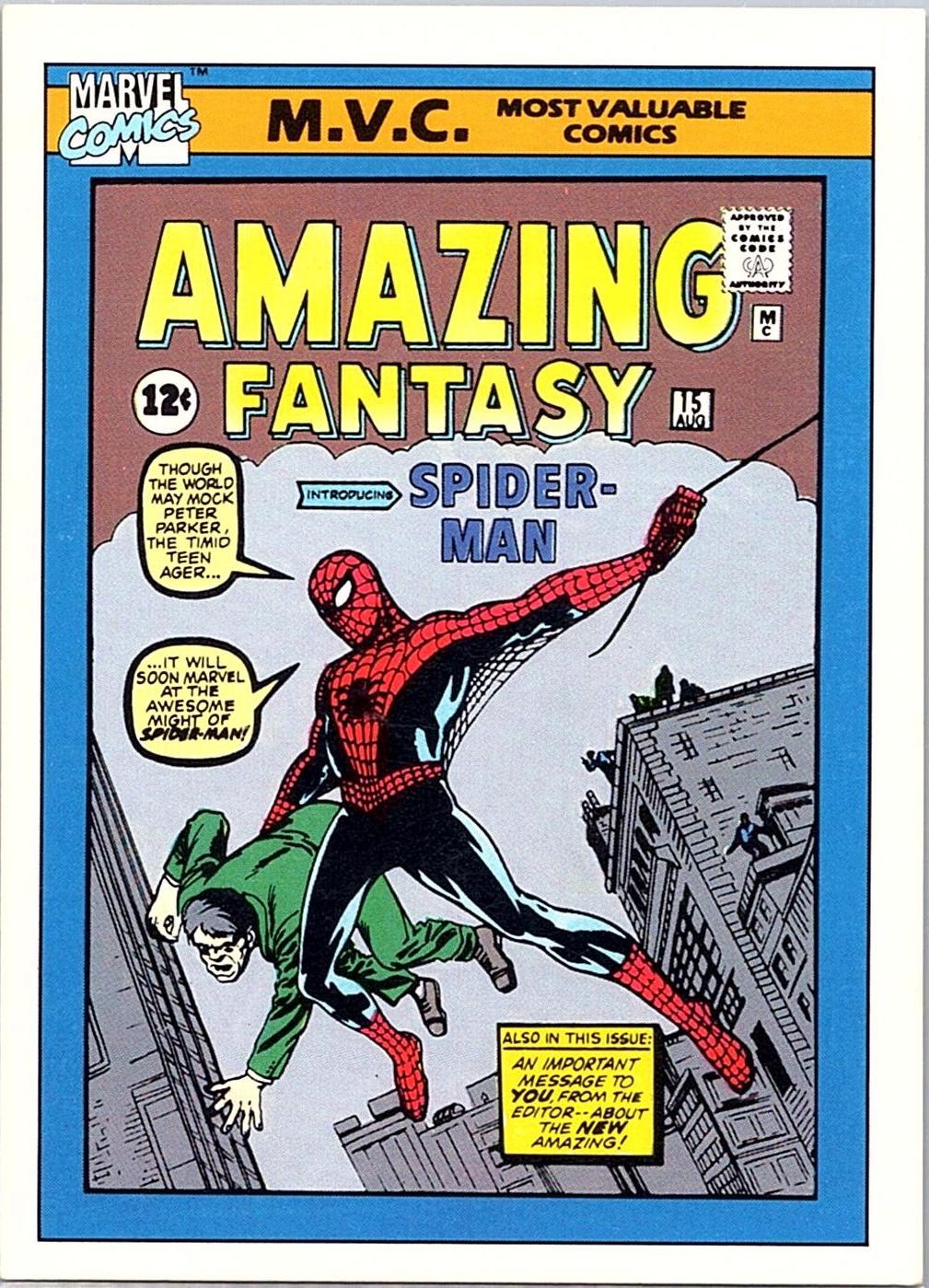1990 Universe Amazing Fantasy #15 #126 card
