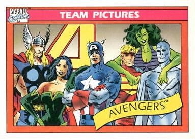 1990 Universe Avengers #138 card