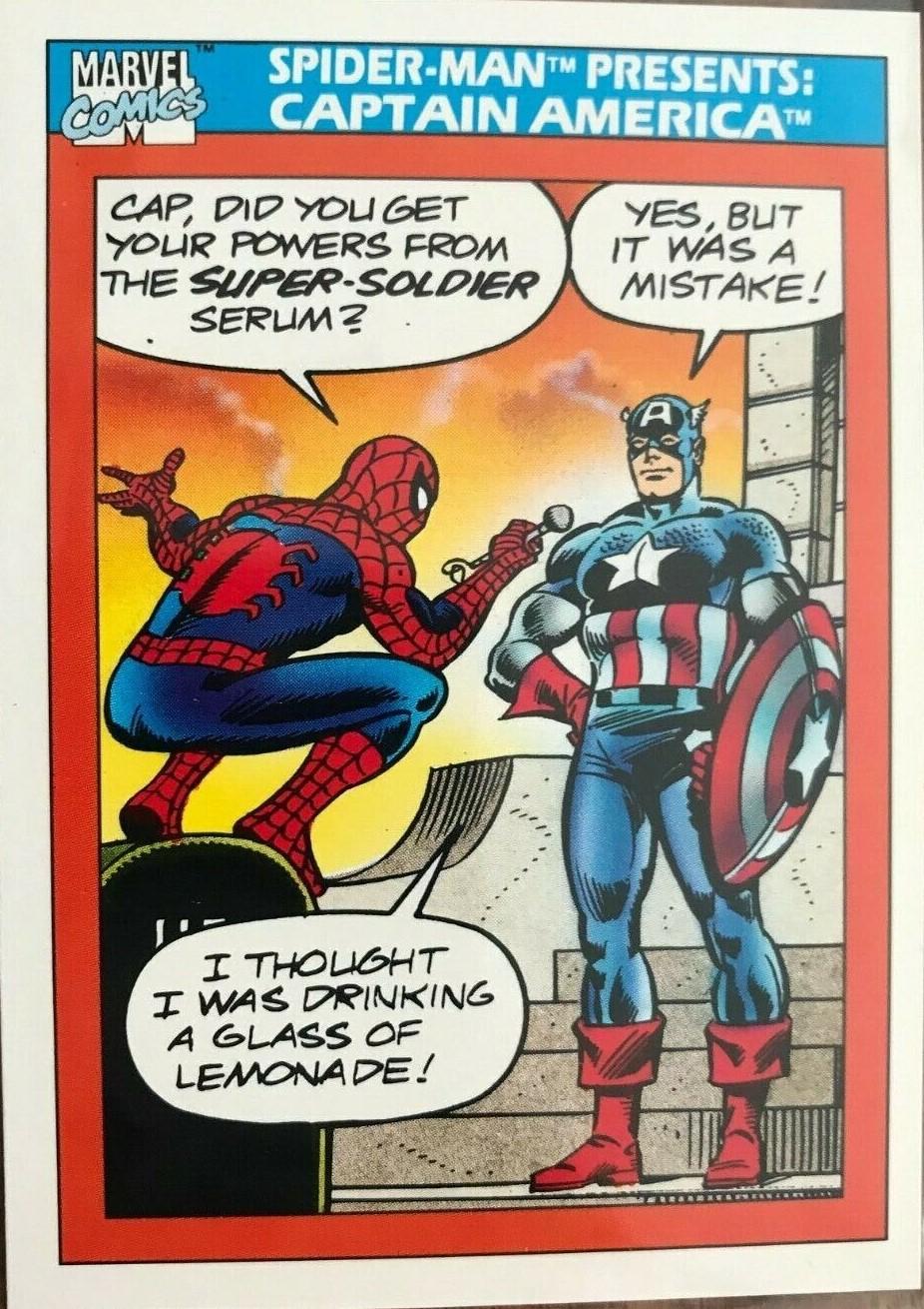 1990 Universe Captain America #157 card