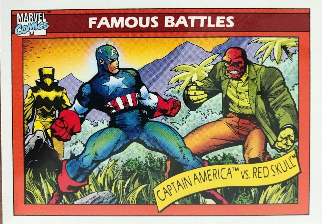 1990 Universe Captain America vs. Red Skull #97 card