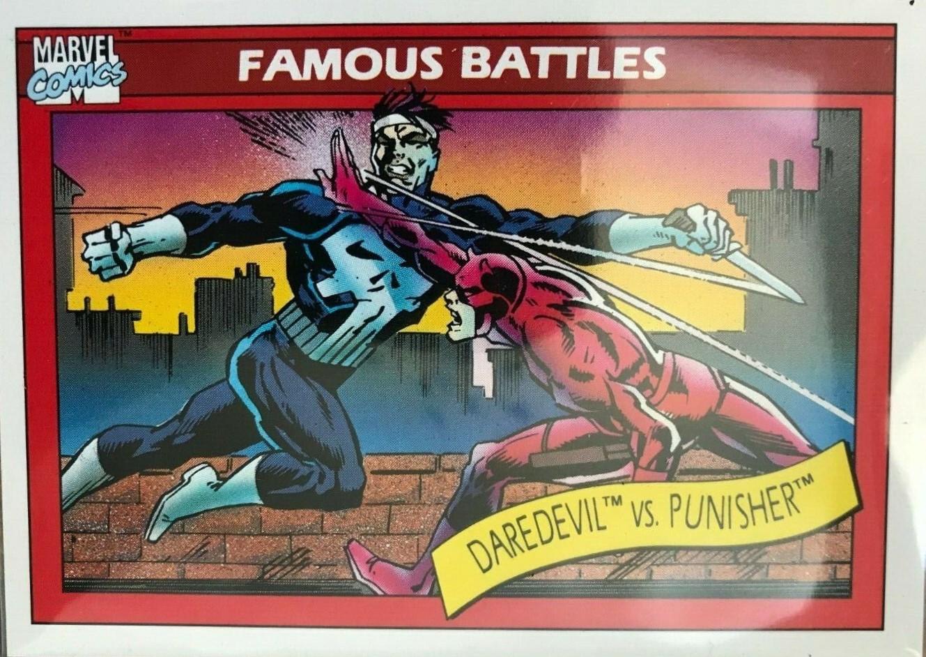1990 Universe Daredevil vs. Punisher #110 card