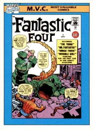 1990 Universe Fantastic Four #1 #124 card