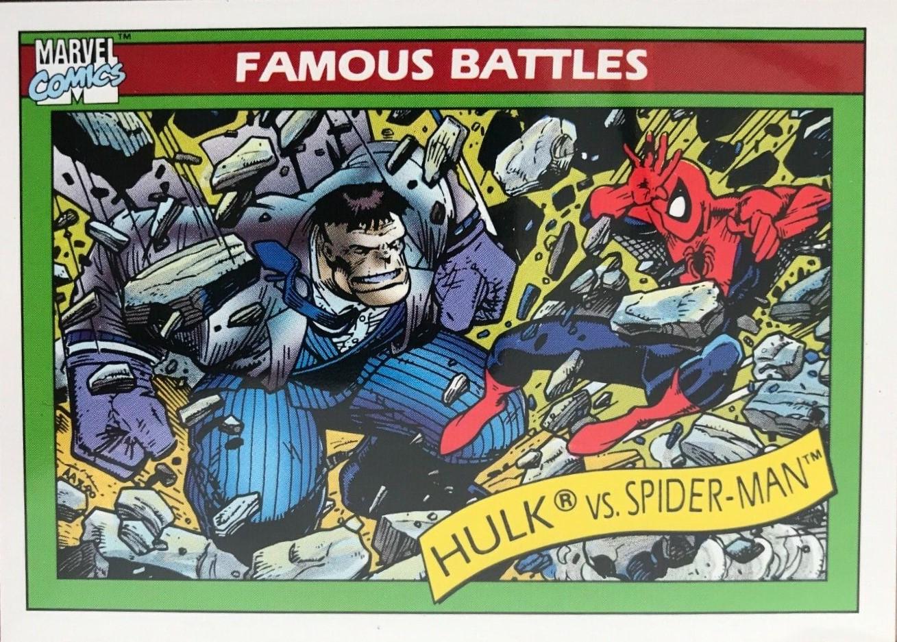 1990 Universe Hulk vs. Spider-Man #114 card
