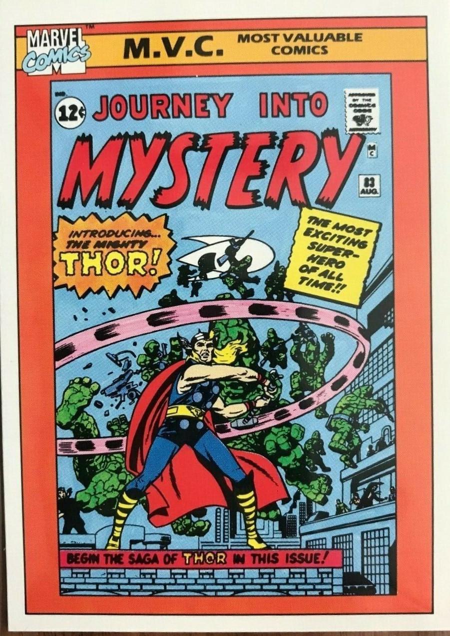 1990 Universe Journey into Mystery #83 #128 card