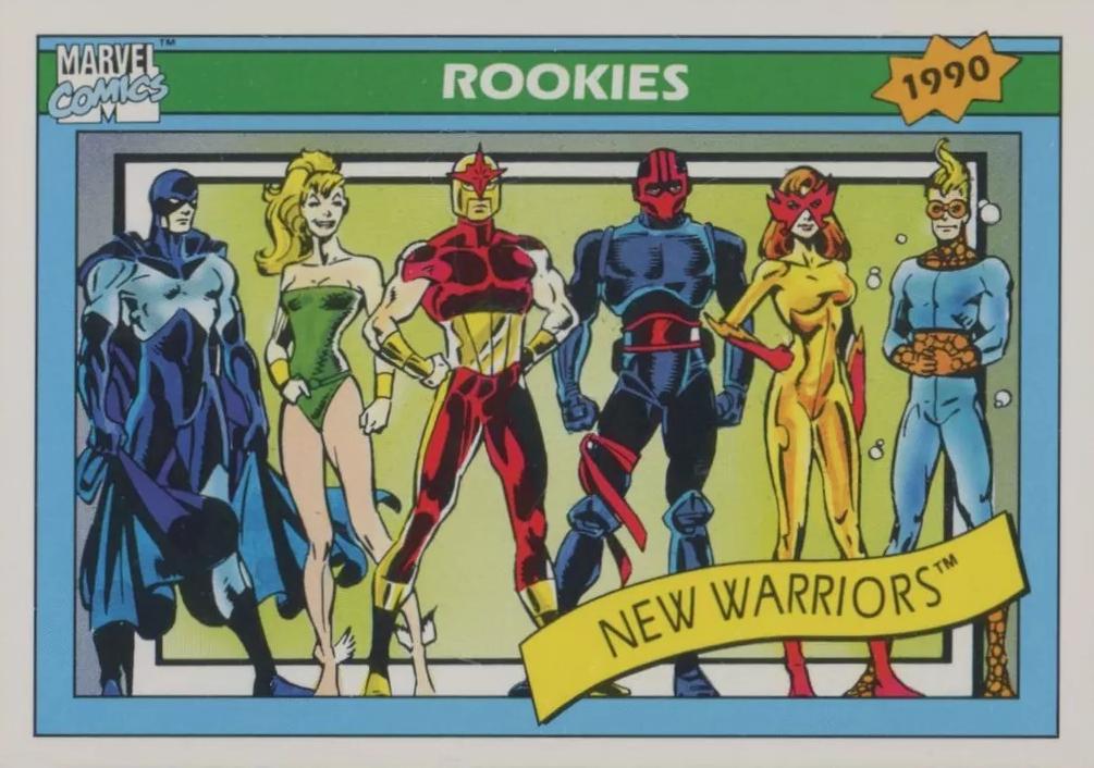 1990 Universe New Warriors #85 card