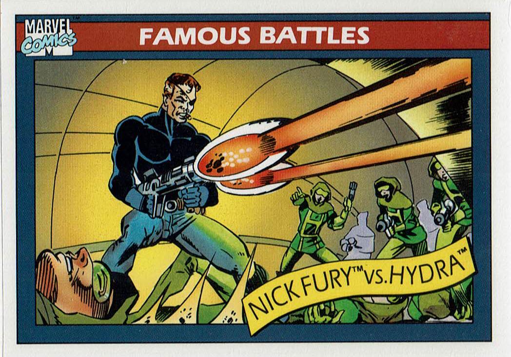 1990 Universe Nick Fury vs. Hydra #107 card