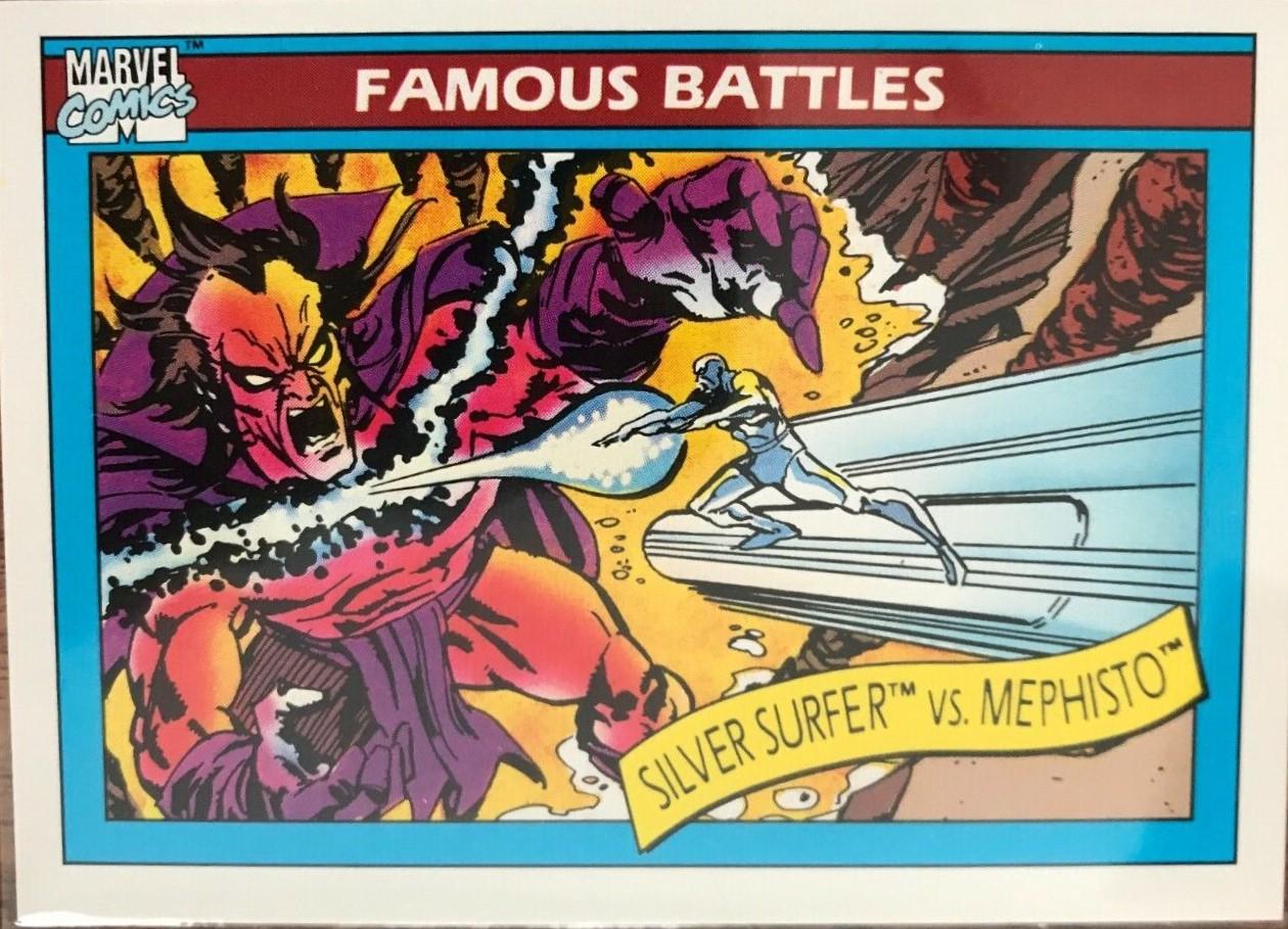 1990 Universe Silver Surfer vs. Mephisto #96 card